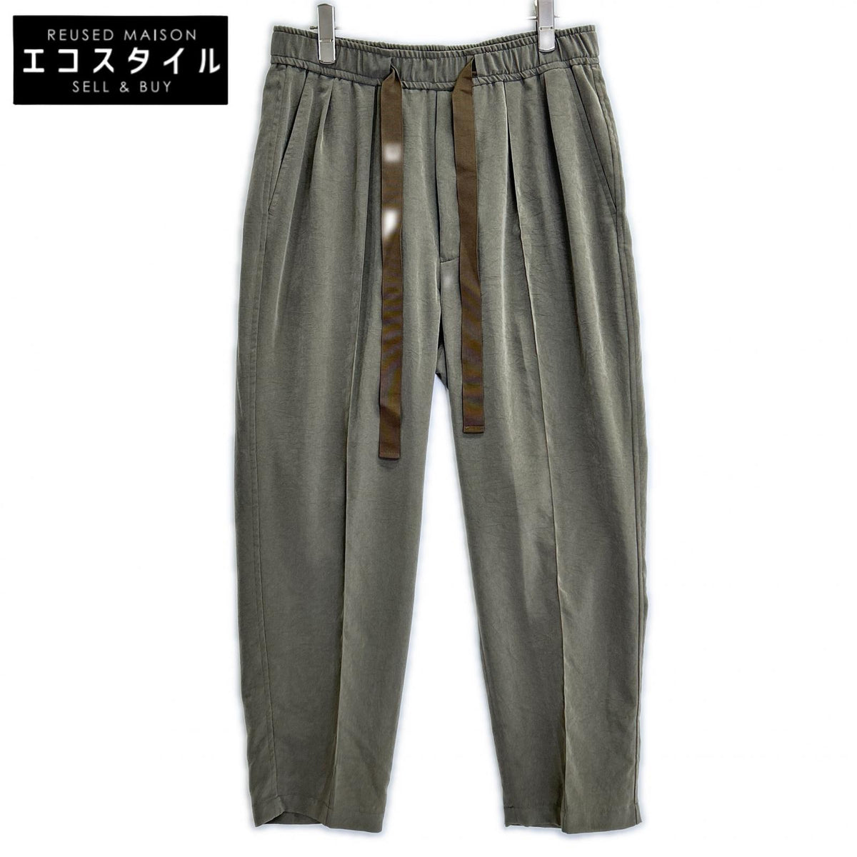 RAINMAKER レインメーカー RM251-026 25SS トープ/カーキ EASY TROUSERS ドローストリングイージーパンツ ボトムス