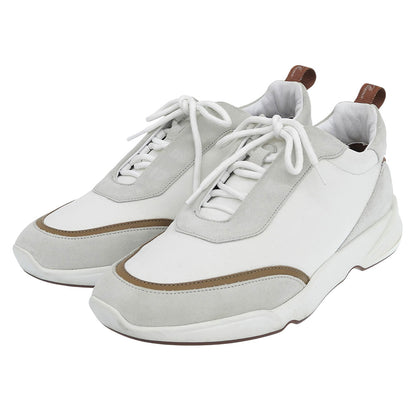 Loro Piana ロロピアーナ Modular Walk モジュラー ウォーク スニーカー レザー×スエード シューズ メンズ ホワイト 40 シューズ