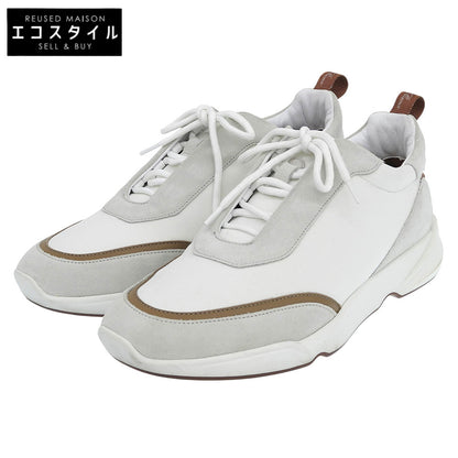 Loro Piana ロロピアーナ Modular Walk モジュラー ウォーク スニーカー レザー×スエード シューズ メンズ ホワイト 40 シューズ