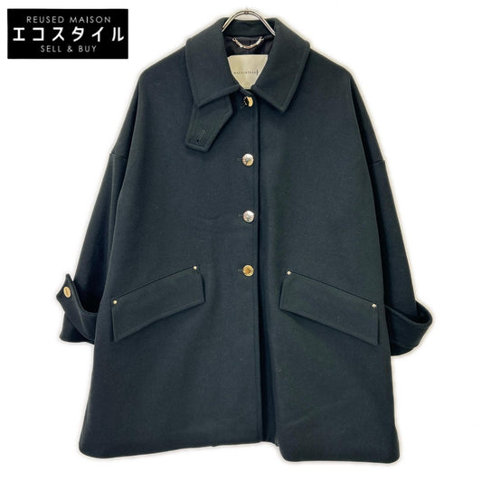 MACKINTOSH マッキントッシュ L222MO1007FEX2K ネイビー ウール 金釦 HUNBIE ステンカラーコート コート