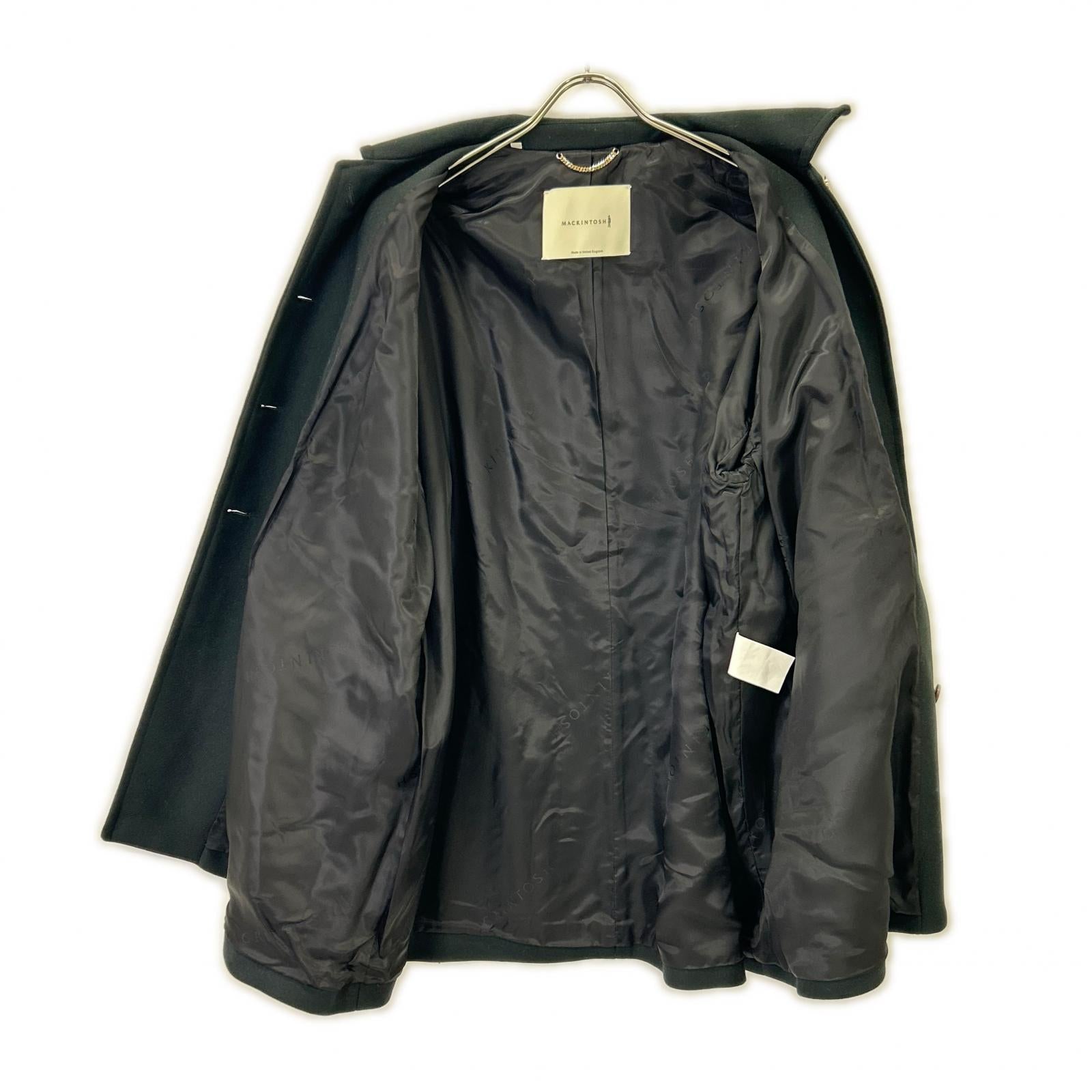 MACKINTOSH 麦金托什 L222MO1007FEX2K 海军蓝 羊毛 金色纽扣 HUNBIE 立领大衣 大衣