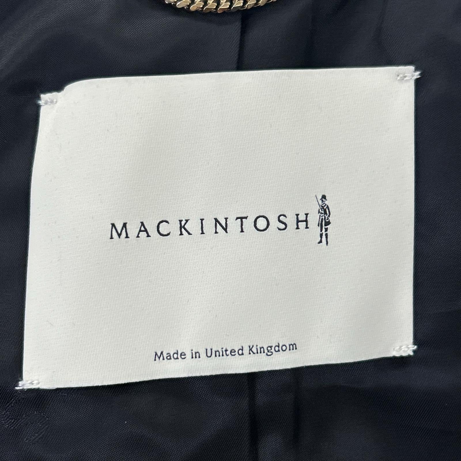 MACKINTOSH マッキントッシュ L222MO1007FEX2K ネイビー ウール 金釦 HUNBIE ステンカラーコート コート