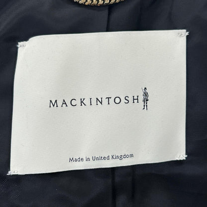 MACKINTOSH マッキントッシュ L222MO1007FEX2K ネイビー ウール 金釦 HUNBIE ステンカラーコート コート