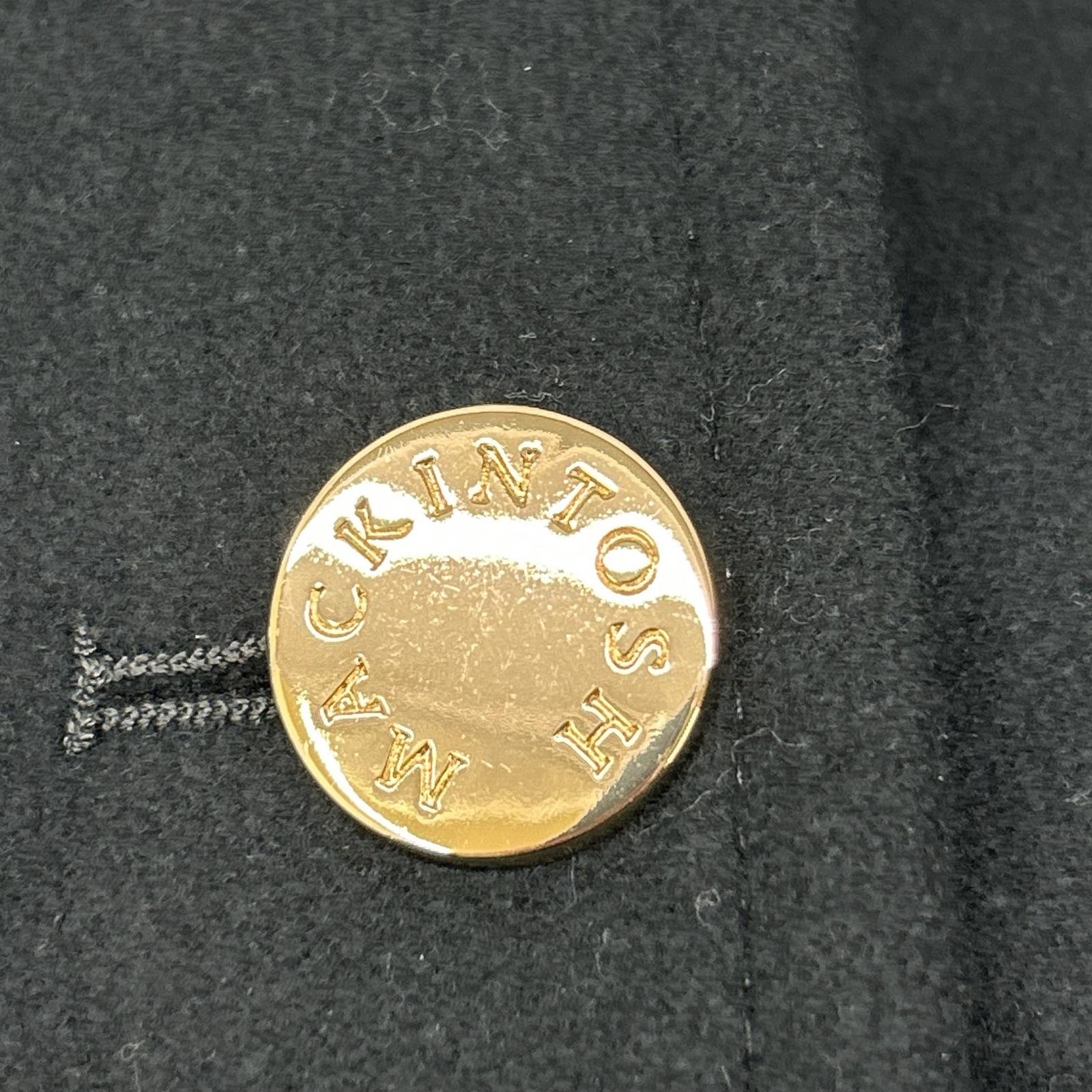MACKINTOSH 麦金托什 L222MO1007FEX2K 海军蓝 羊毛 金色纽扣 HUNBIE 立领大衣 大衣
