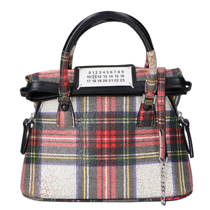 Maison Margiela 马吉拉 美品 国内正品 S56WG0081 5AC 微型小羊皮格纹压碎处理 2WAY链条单肩包 手提包