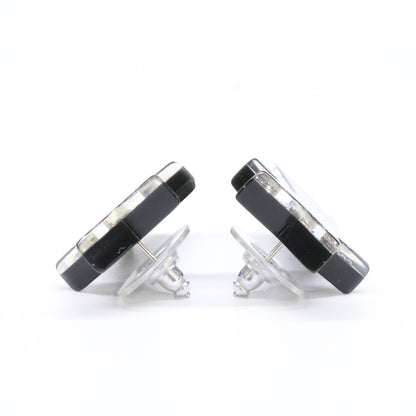 CHANEL シャネル 【美品】17K ラインストーン ココマーク シューティングスター ピアス