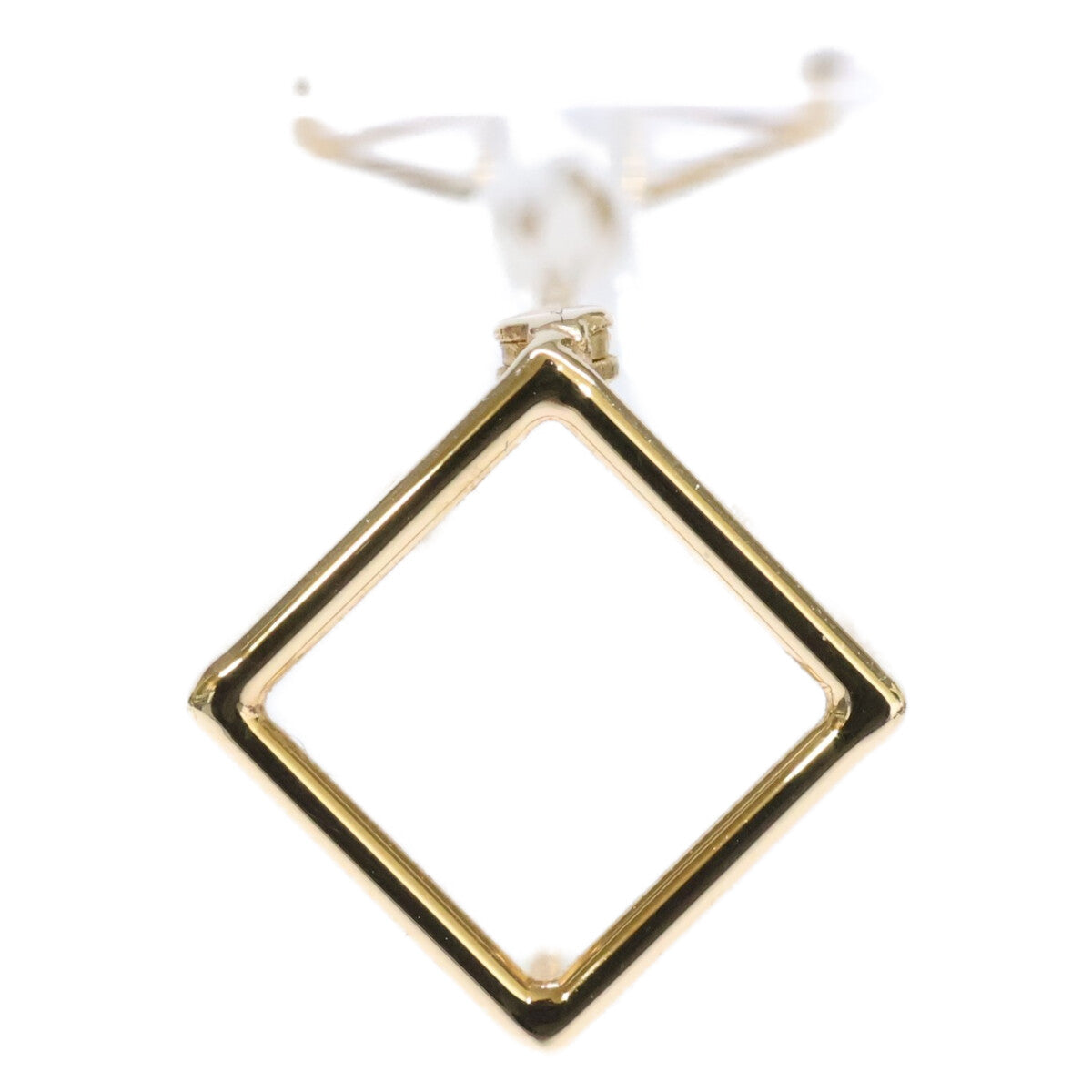 SHIHARA シハラ 美品 750YG Rectangle Pierce 30/レクタングルピアス30 ピアス