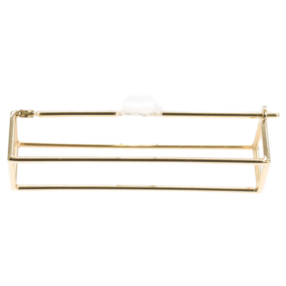 SHIHARA シハラ 美品 750YG Rectangle Pierce 30/レクタングルピアス30 ピアス