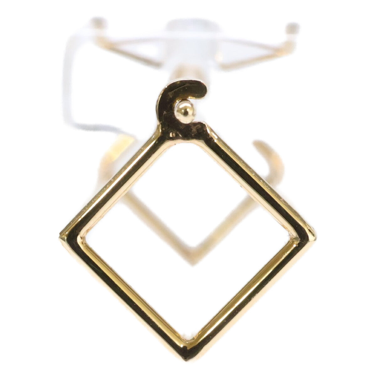 SHIHARA シハラ 美品 750YG Rectangle Pierce 30/レクタングルピアス30 ピアス