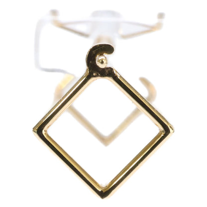 SHIHARA シハラ 美品 750YG Rectangle Pierce 30/レクタングルピアス30 ピアス
