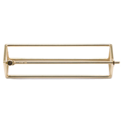 SHIHARA シハラ 美品 750YG Rectangle Pierce 30/レクタングルピアス30 ピアス