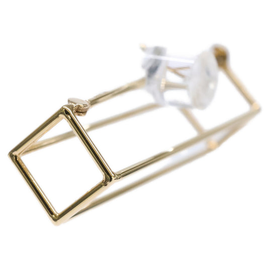 美品 750YG Rectangle Pierce 30/ﾚｸﾀﾝｸﾞﾙﾋﾟｱｽ30 ピアス レディース