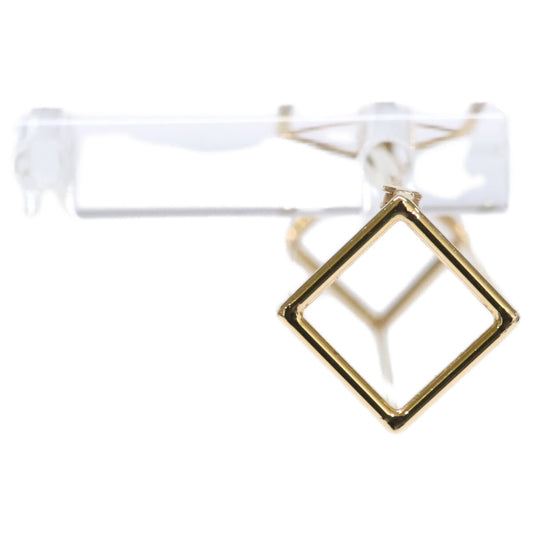 shihara シハラ 美品 750YG Rectangle Pierce 30/レクタングルピアス30 ピアス