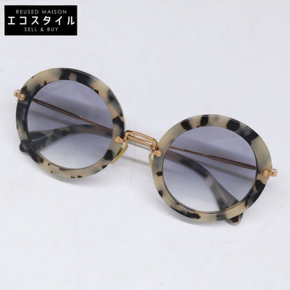 MIUMIU ミュウミュウ SMU13N HAO-8V1 ラウンドシェイプ サングラス