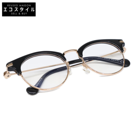 MONCLER ML5020 001 Prescription Lens Boston Shape browline Eyeglasses