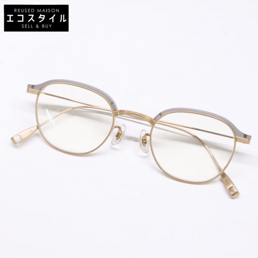 EYEVAN7285 アイヴァン 【美品】Blanks SMKM ブランクス 度入りレンズ ダブルブリッジ メガネフレーム 眼鏡