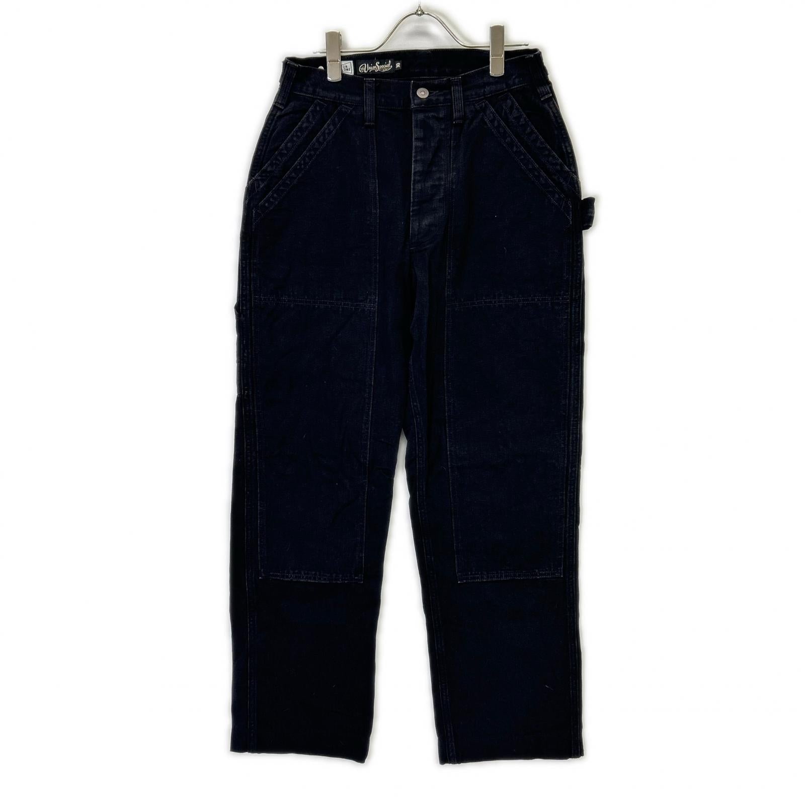 【Union Special】24FW 2432003 黑色 MOTOR CYCLONE GARAGE 斩波器工装裤 下装 30 男士