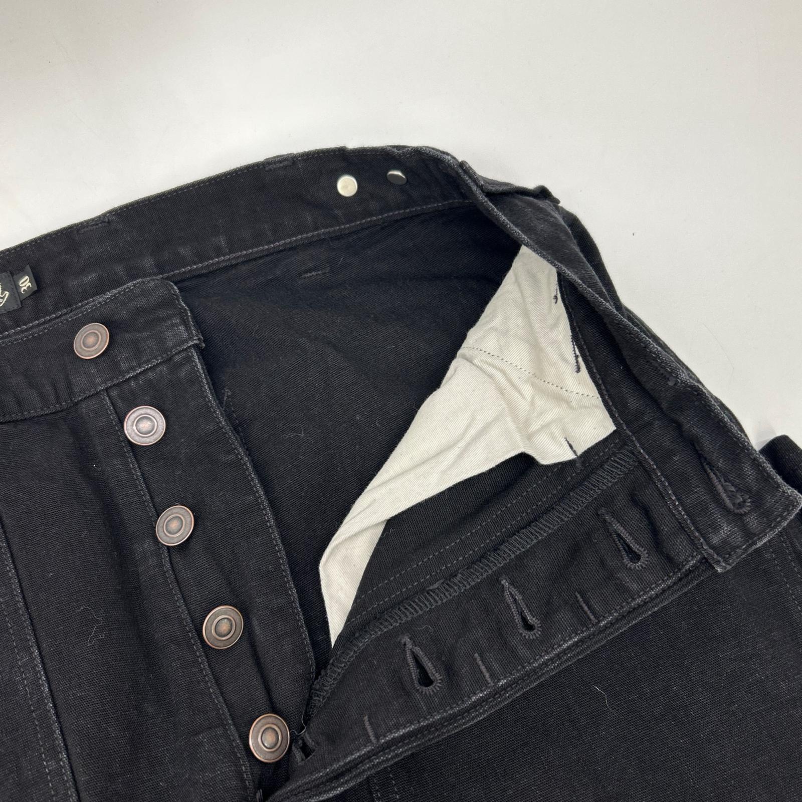 【Union Special】24FW 2432003 黑色 MOTOR CYCLONE GARAGE 斩波器工装裤 下装 30 男士
