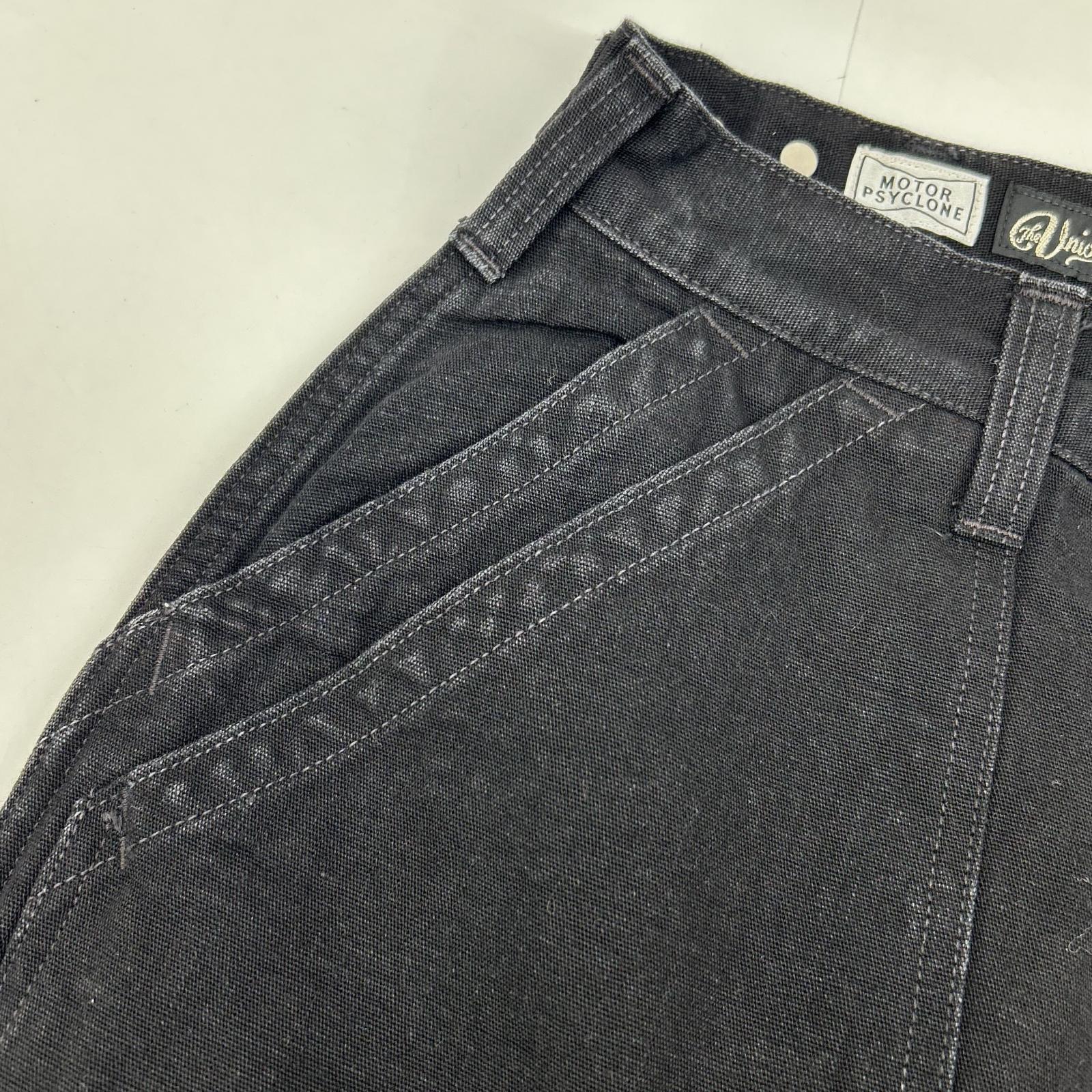 【Union Special】24FW 2432003 黑色 MOTOR CYCLONE GARAGE 斩波器工装裤 下装 30 男士