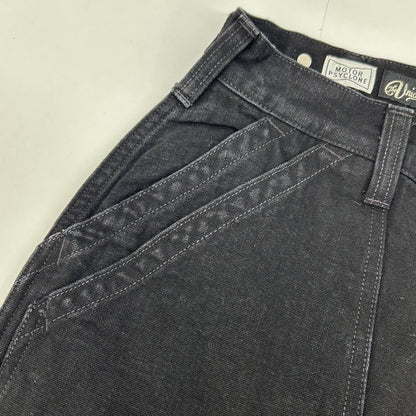 【Union Special】24FW 2432003 黑色 MOTOR CYCLONE GARAGE 斩波器工装裤 下装 30 男士