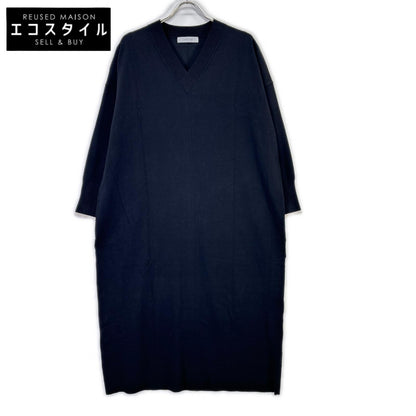 UNFILO Unfilo OPURGW0327 Made in 2025 Black My Beauty Knit V-neck dress One-piece dress