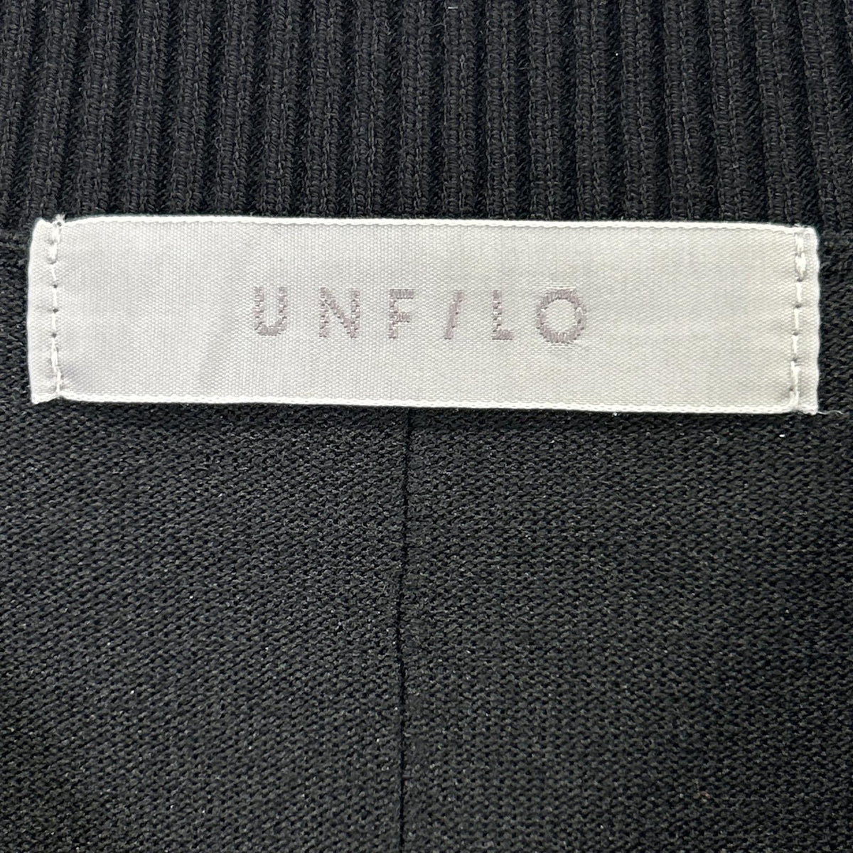 UNFILO Unfilo OPURGW0327 Made in 2025 Black My Beauty Knit V-neck dress One-piece dress
