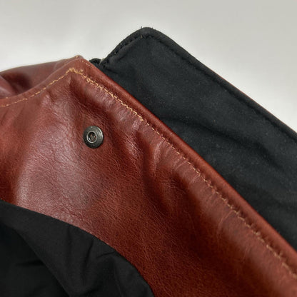 VANSON バンソン ブラウン 9Dオクタゴン シングルライダースジャケット ジャケット