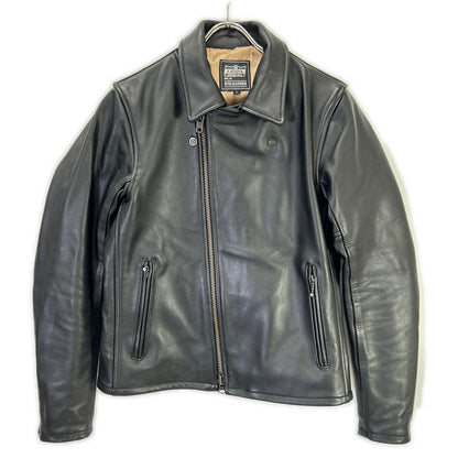KADOYA カドヤ 【K's LEATHER】ブラック カウハイド ダブルライダースジャケット ジャケット