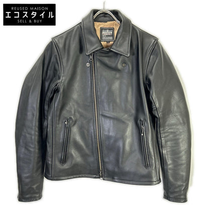 KADOYA カドヤ 【K's LEATHER】ブラック カウハイド ダブルライダースジャケット ジャケット