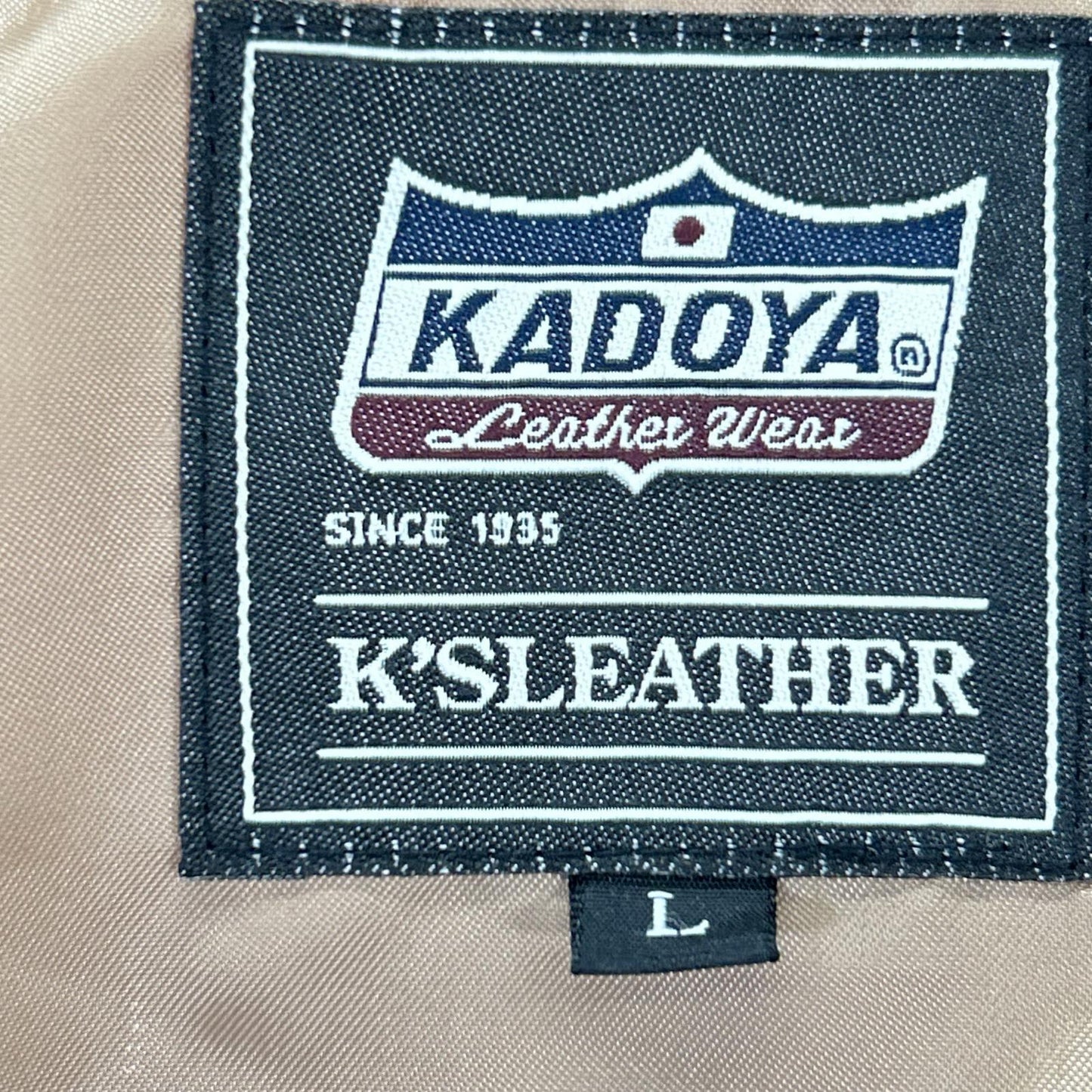 KADOYA カドヤ 【K's LEATHER】ブラック カウハイド ダブルライダースジャケット ジャケット