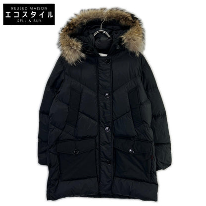 WOOLRICH ウールリッチ WWCPS2789 ブラック ナイロン ラクーンファー ダウンジャケット ジャケット