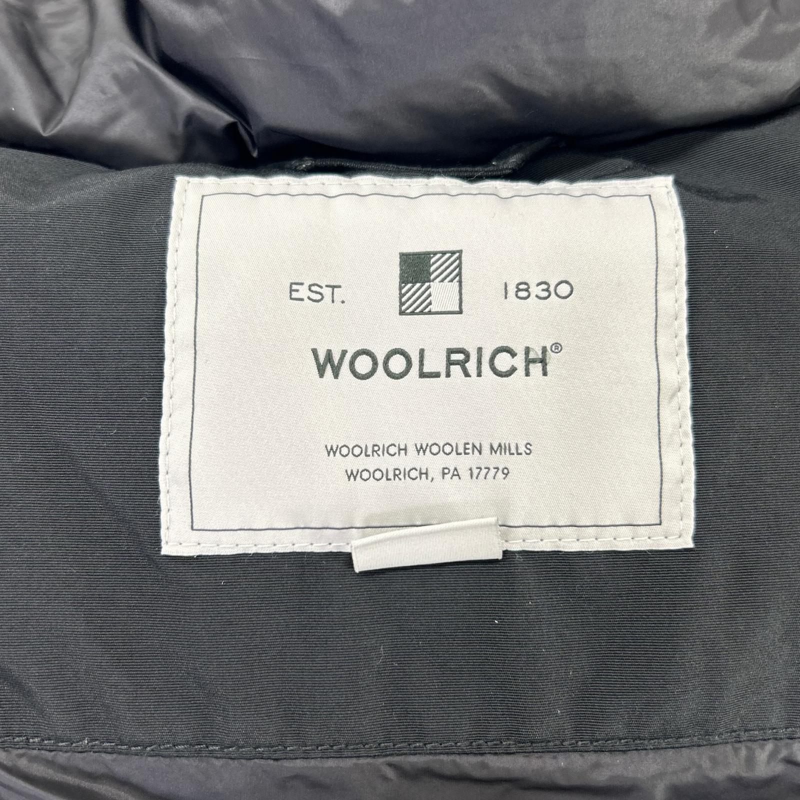 WOOLRICH ウールリッチ WWCPS2789 ブラック ナイロン ラクーンファー ダウンジャケット ジャケット