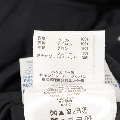 MONCLER モンクレール ARGENTEE ウールｘナイロン切替 ダウンジャケット ジャケット