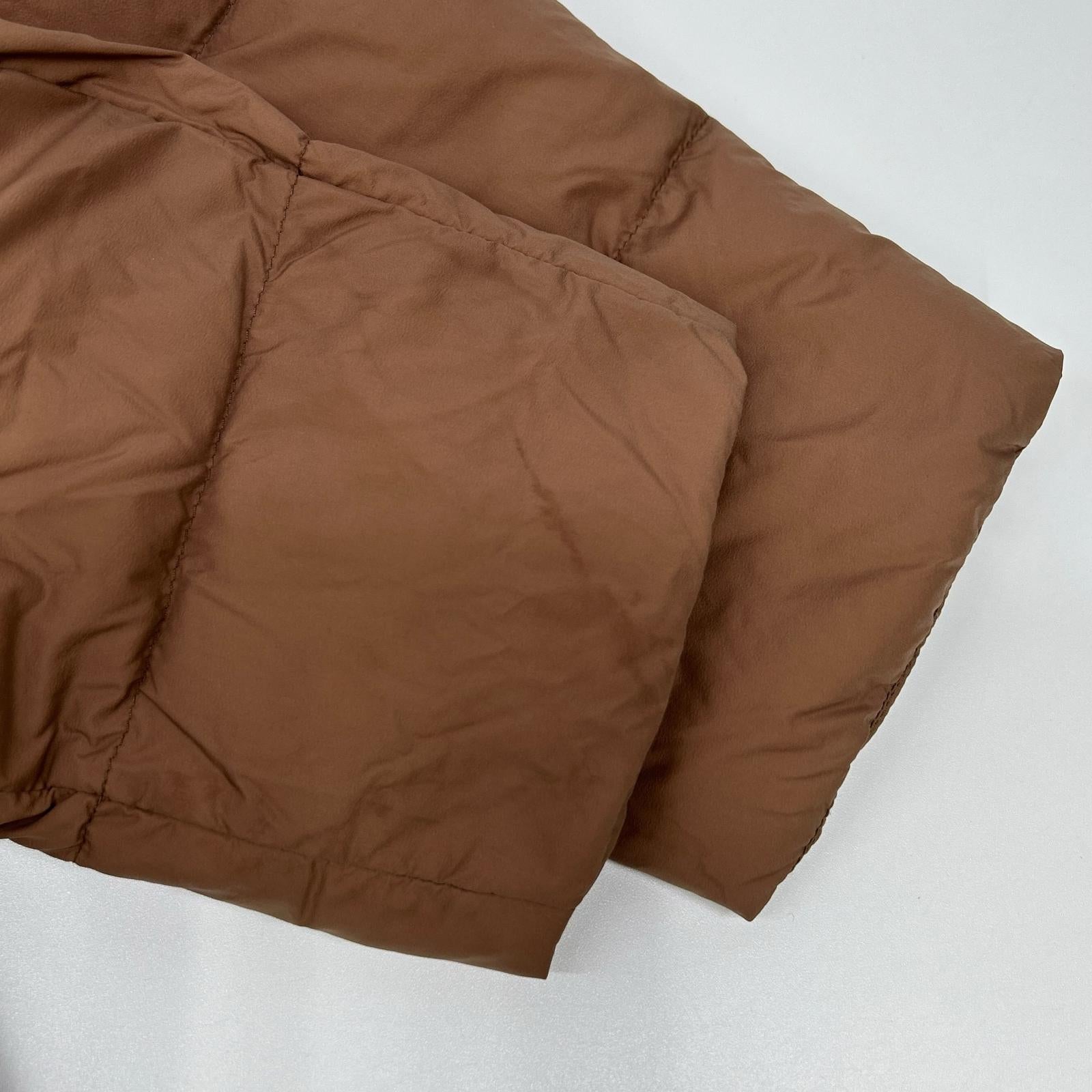 HERNO ヘルノ MP000129D-70064 ブラウン ニット×ナイロン切り替え ダウンジャケット ジャケット