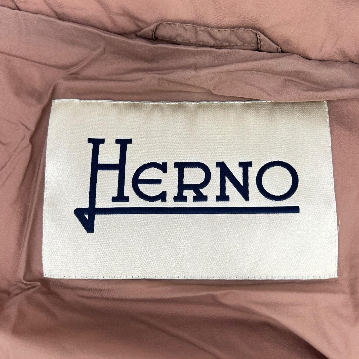 HERNO ヘルノ MP000129D-70064 ブラウン ニット×ナイロン切り替え ダウンジャケット ジャケット