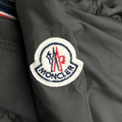 MONCLER モンクレール カーキ MAGLIA CARDIGAN ナイロン切り替え フーデッド ジップアップパーカ ジャケット