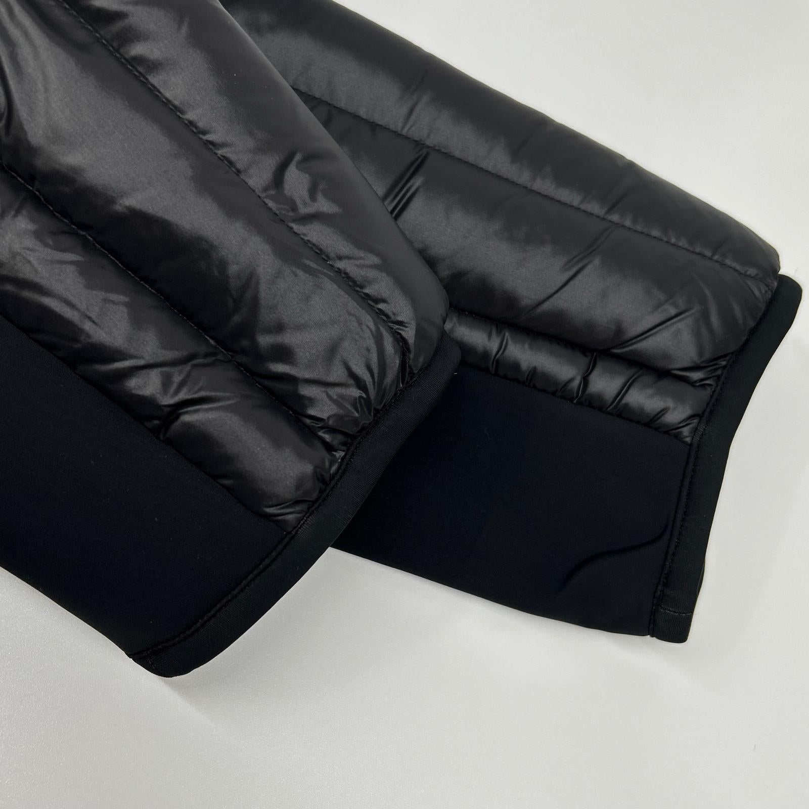 PRADA SPORT プラダスポーツ SGH580 ブラック ナイロン 切り替えダウンジャケット ジャケット
