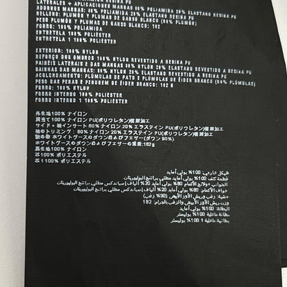 PRADA SPORT プラダスポーツ SGH580 ブラック ナイロン 切り替えダウンジャケット ジャケット