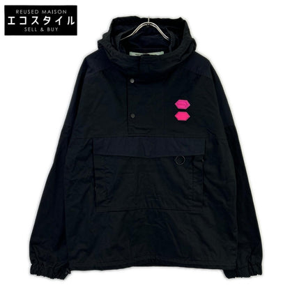 OMEA167R19C05021 Black Ski Anorak Parka Jacket L Men's