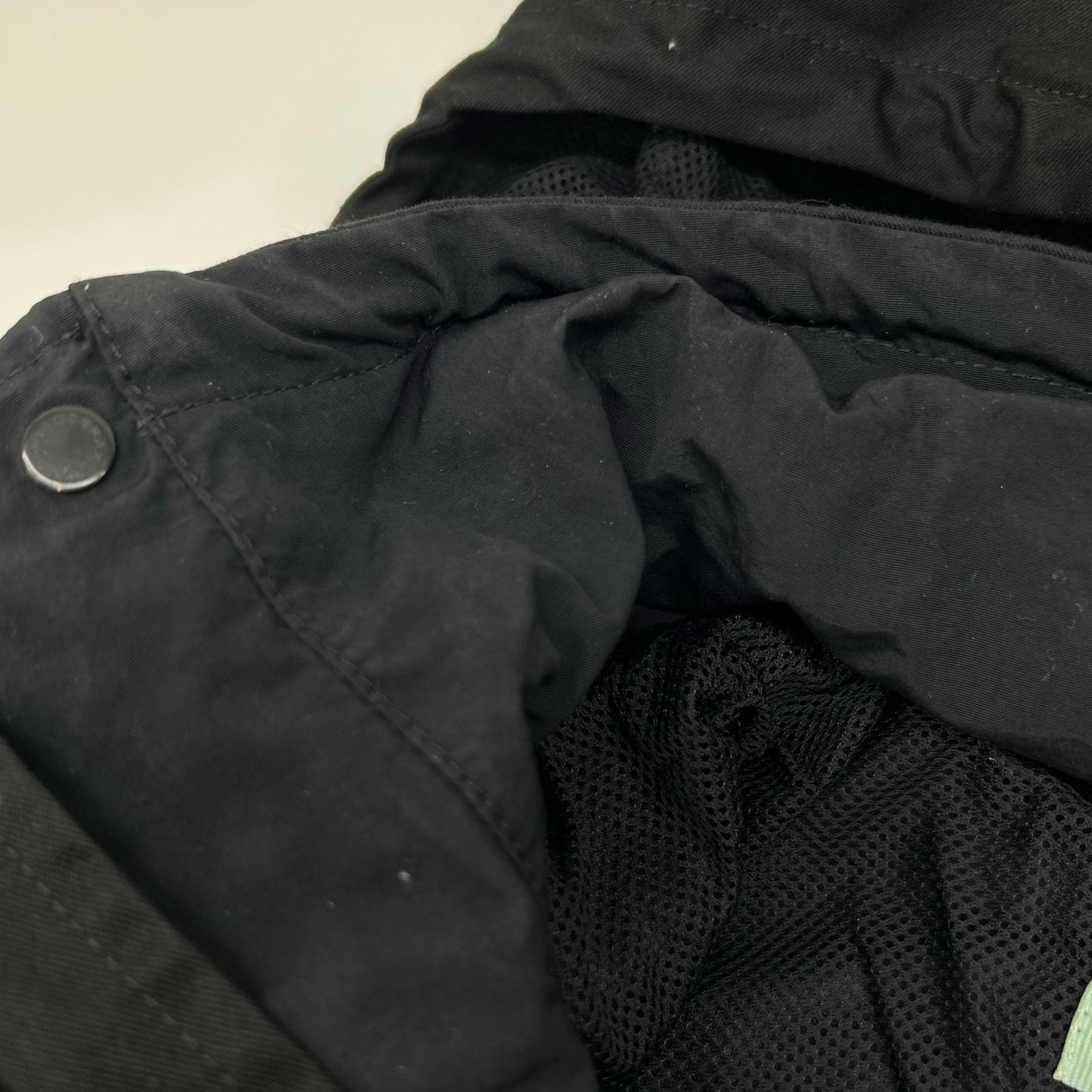 OMEA167R19C05021 Black Ski Anorak Parka Jacket L Men's