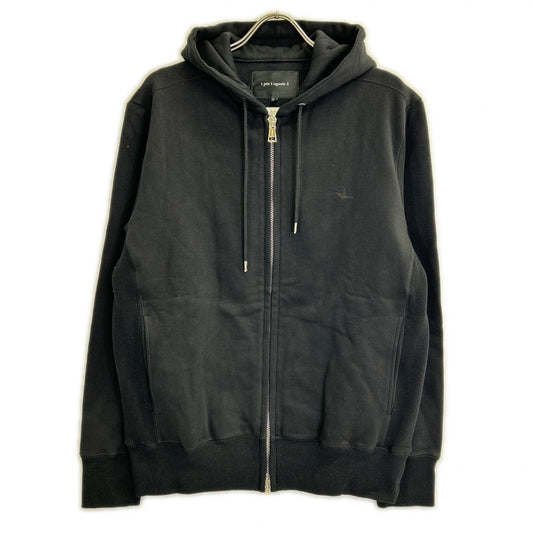 MRB659-COT396 ﾌﾞﾗｯｸ SIC ZIP HOODED ｻｲﾄﾞﾘﾌﾞﾆｯﾄｼﾞｯﾌﾟｱｯﾌﾟﾊﾟｰｶ ｼﾞｬｹｯﾄ トップス VII メンズ