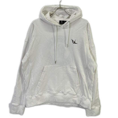 1piu1uguale3 ウノピゥウノウグァーレトレ 【GOLF】GRB096-CTU239 ホワイト BIG PULLOVER BC PARKA バックロゴパーカフーディ トップス