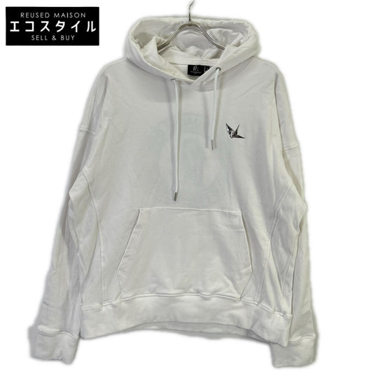 1piu1uguale3 ウノピゥウノウグァーレトレ 【GOLF】GRB096-CTU239 ホワイト BIG PULLOVER BC PARKA バックロゴパーカフーディ トップス
