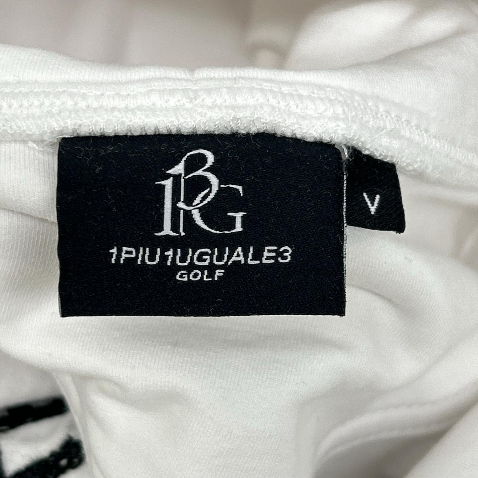1piu1uguale3 ウノピゥウノウグァーレトレ 【GOLF】GRB096-CTU239 ホワイト BIG PULLOVER BC PARKA バックロゴパーカフーディ トップス