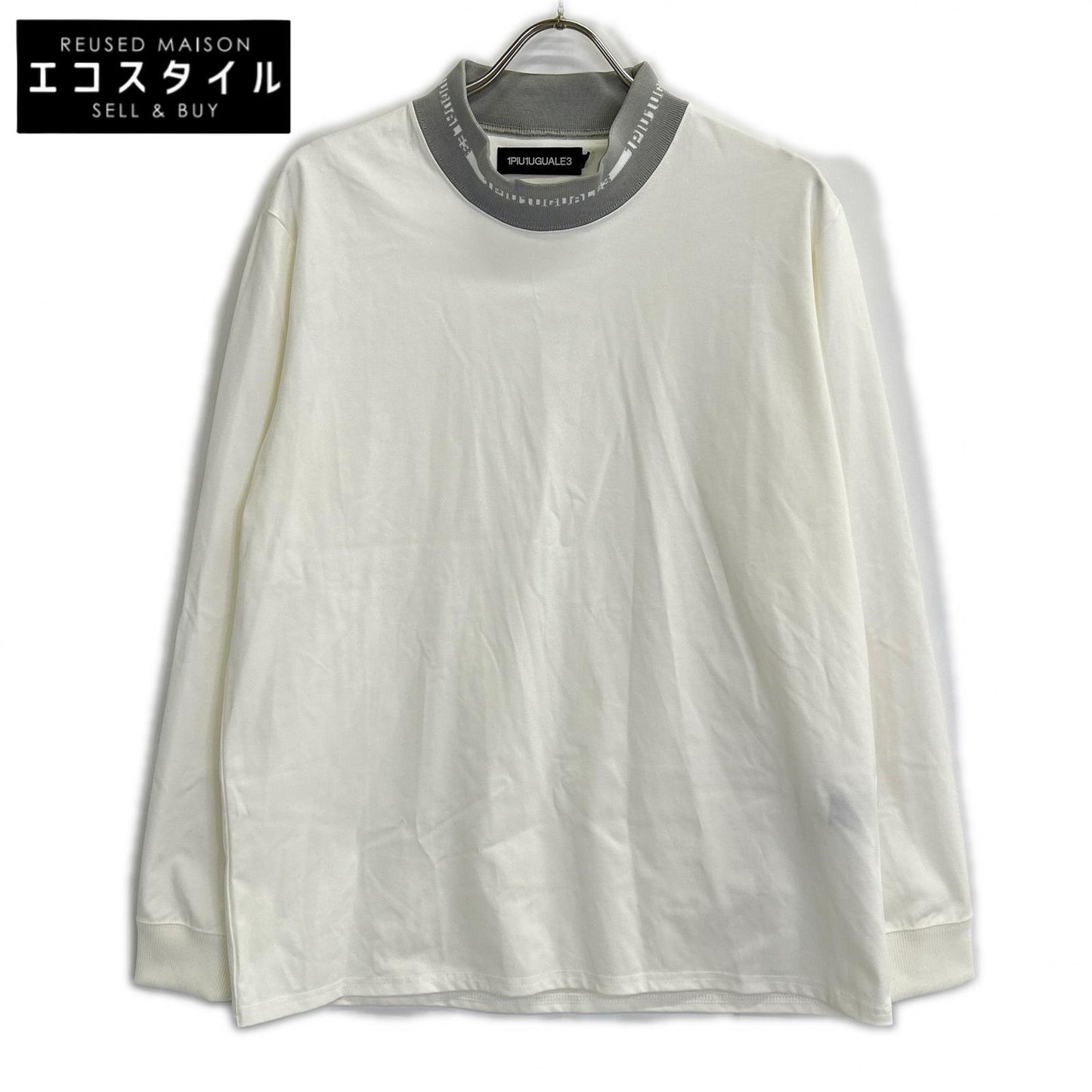 【SPORT】CM073-MT01 ﾎﾜｲﾄ COMFORTABLE HYBLID MOCK ﾓｯｸﾈｯｸｶｯﾄｿｰ トップス IV メンズ