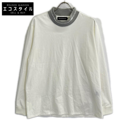 【SPORT】CM073-MT01 ﾎﾜｲﾄ COMFORTABLE HYBLID MOCK ﾓｯｸﾈｯｸｶｯﾄｿｰ トップス IV メンズ
