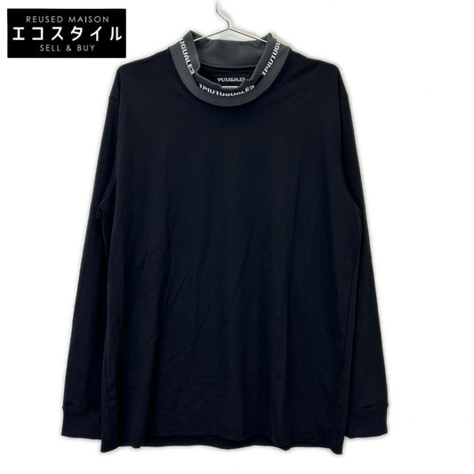 1piu1uguale3 ウノピゥウノウグァーレトレ 【SPORT】CM071-MT01 24AW ブラック COMFORTABLE HYBLID MOCK モックネックカットソー トップス