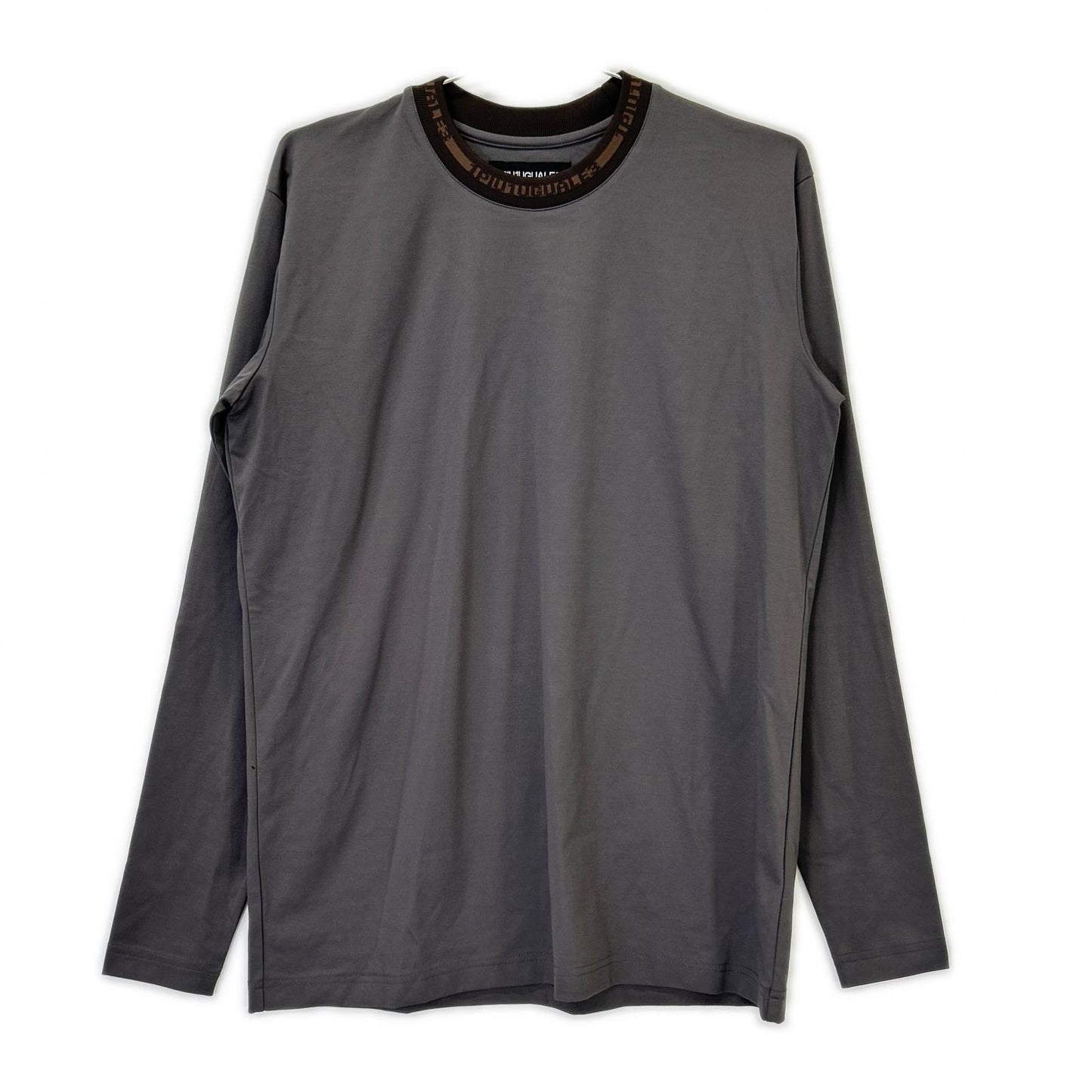 【SPORT】CM069-MT01 COMFORTABLE CREW L/S 橡胶背部徽标圆领长袖T恤 上衣 IV 男士