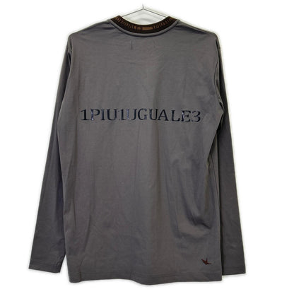 【SPORT】CM069-MT01 COMFORTABLE CREW L/S 橡胶背部徽标圆领长袖T恤 上衣 IV 男士