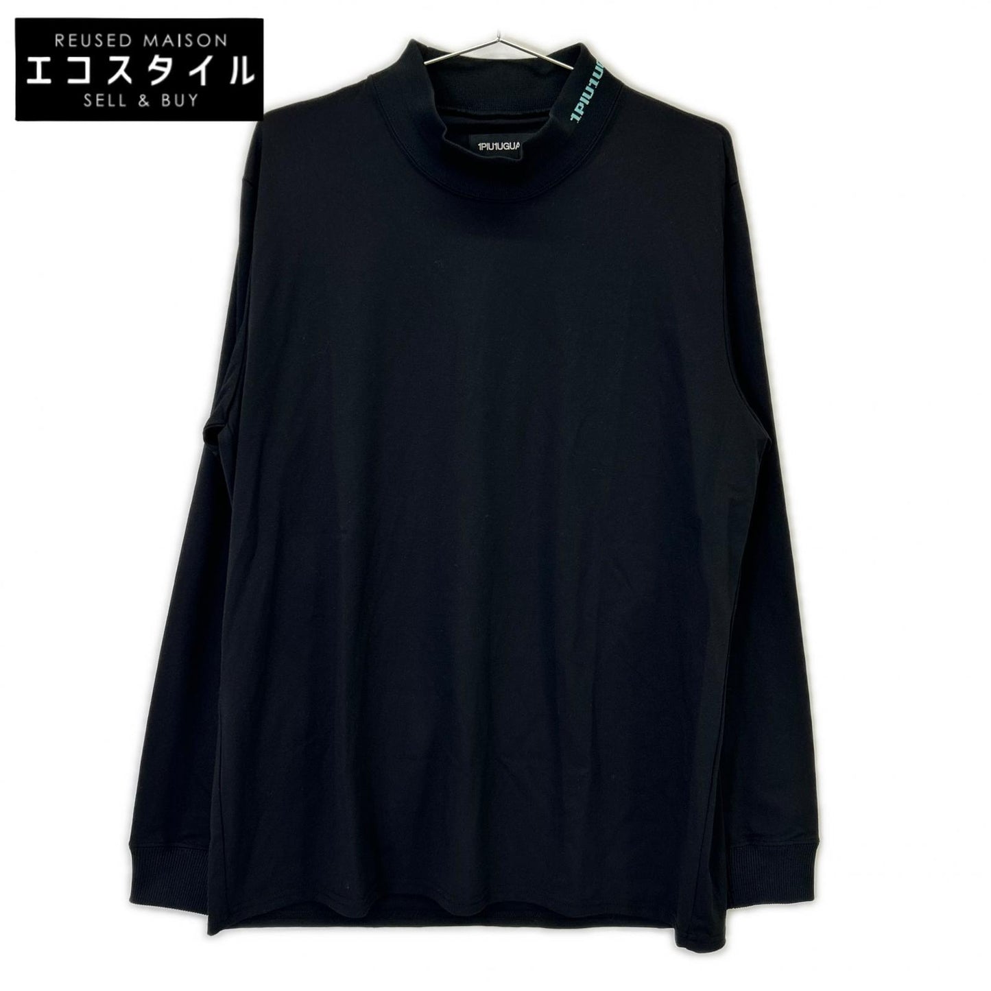【SPORT】【×HESAINT MODEL】TF090-MT01 24AW 黑色 COMFORTABLE HYBLID MOCK 高领T恤 上衣 IV 男士